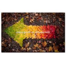 Feuilles d&#39;érable Impression sur toile / Arrow Point Wall Art / Creative Home Decor Canvas Artwork